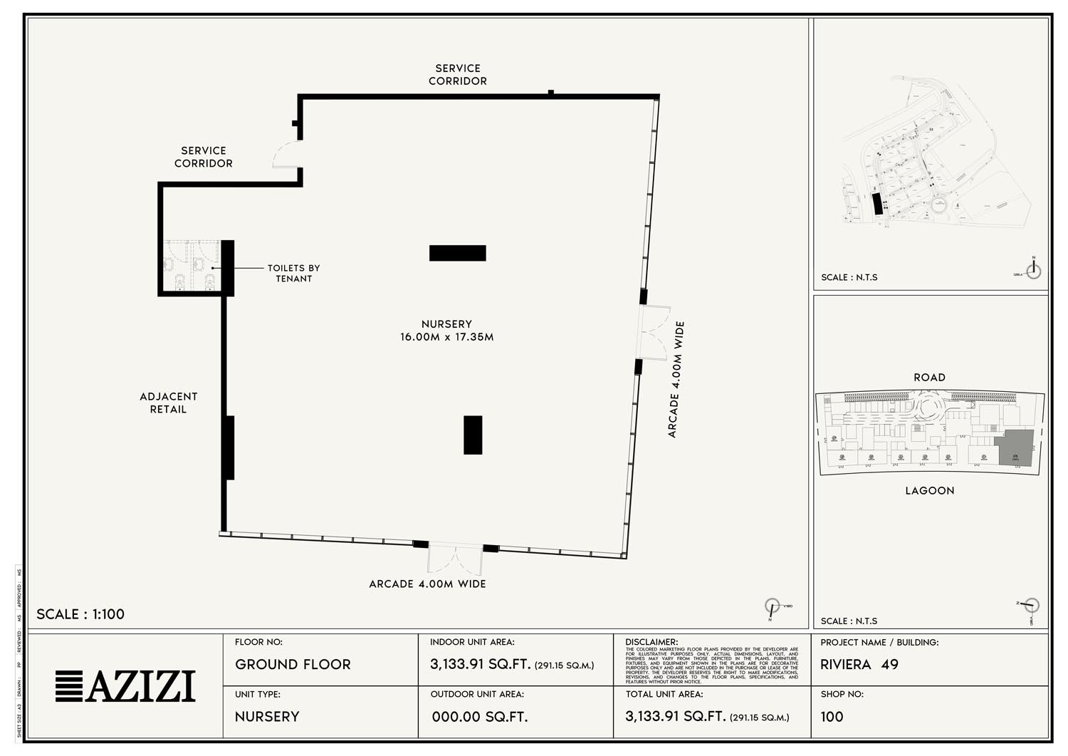 Azizi Riviera 49 Floor Plan