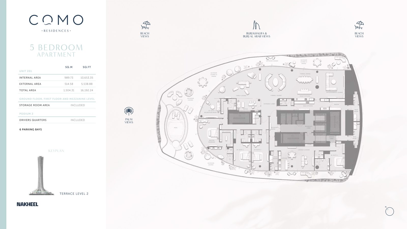 Como Residences Floor Plan
