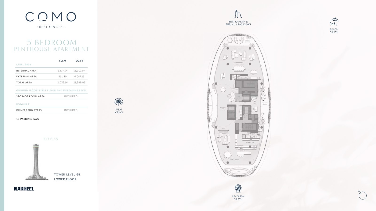 Como Residences Floor Plan