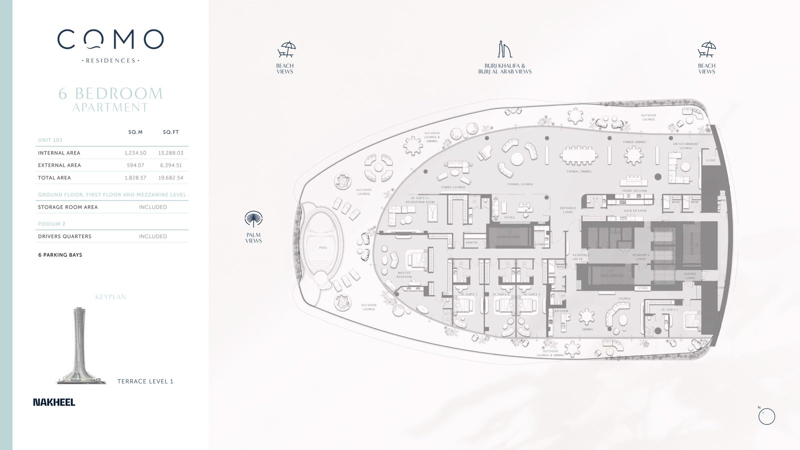 Como Residences Floor Plan