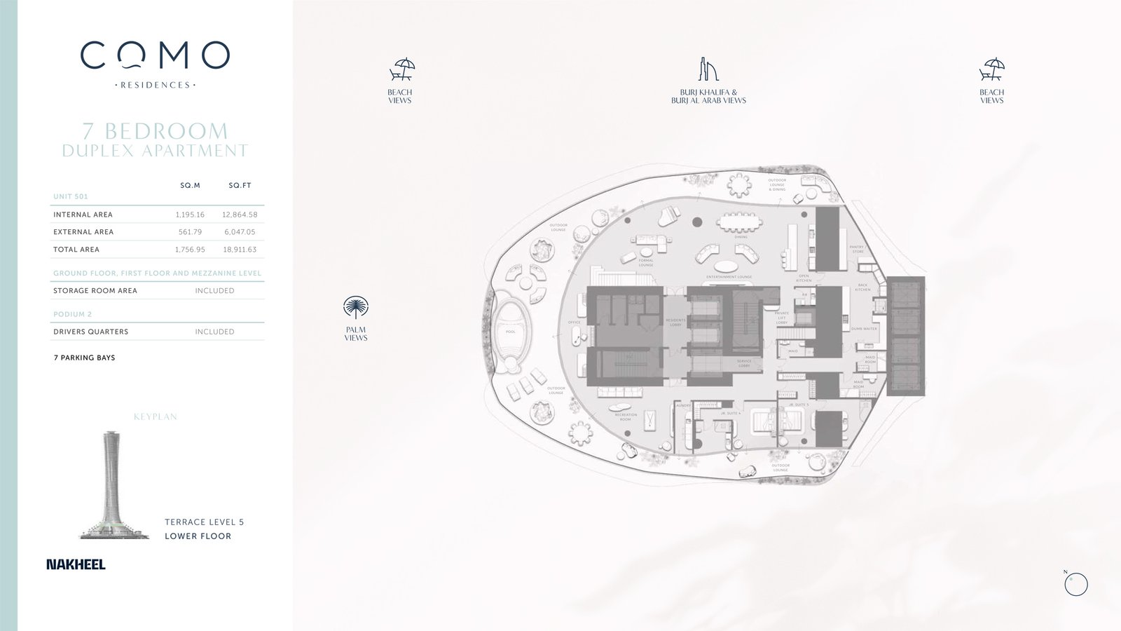 Como Residences Floor Plan
