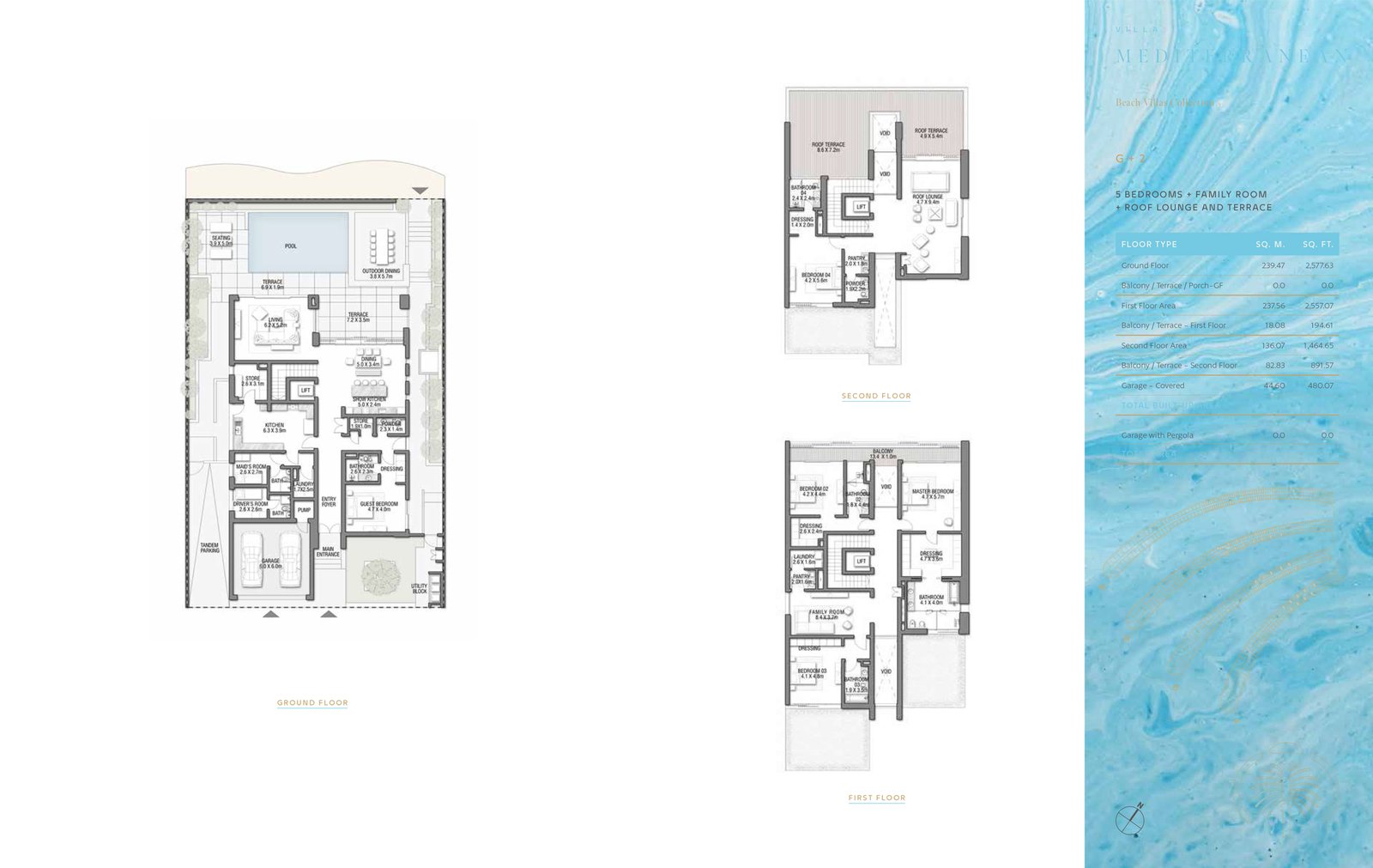 Palm Jebel Ali Villas Floor Plan