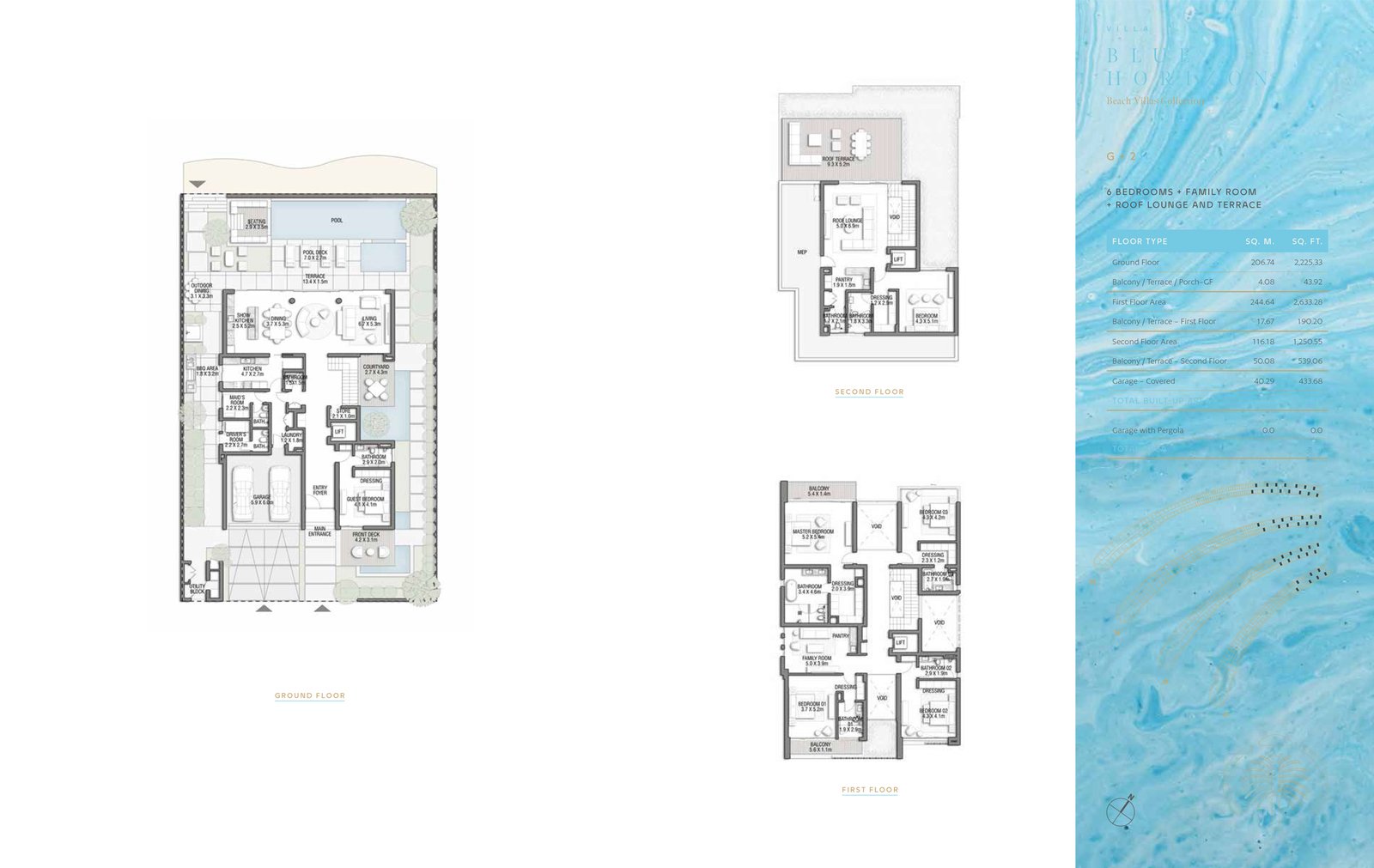 Palm Jebel Ali Villas Floor Plan