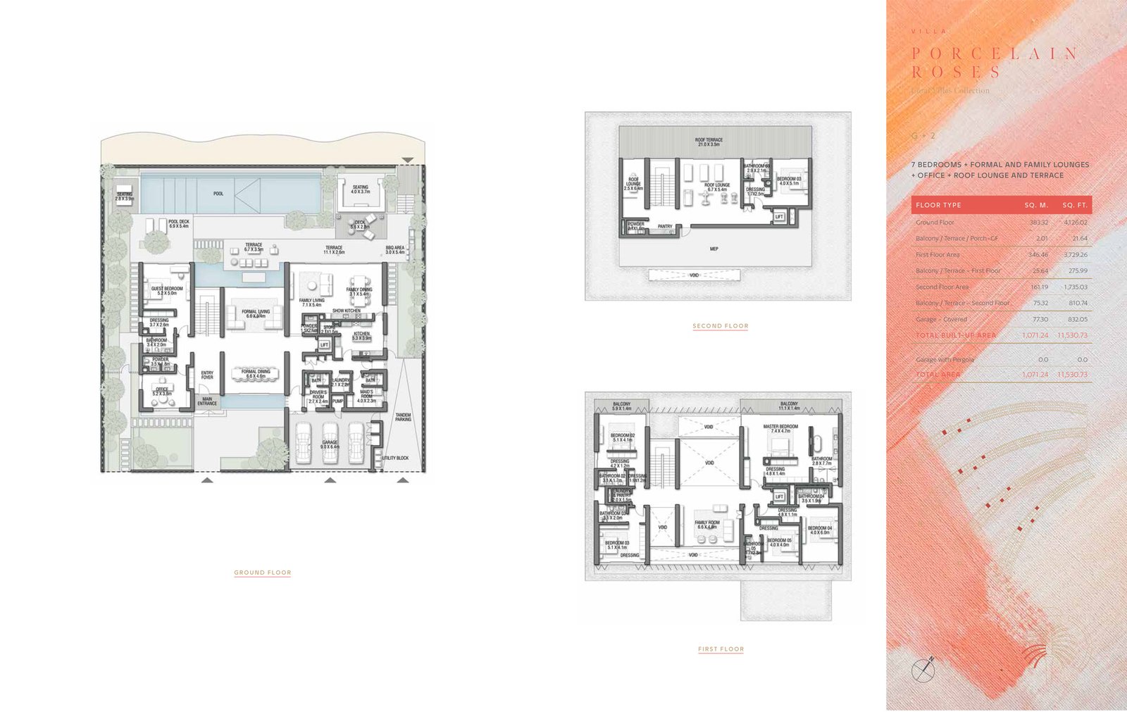 Palm Jebel Ali Villas Floor Plan