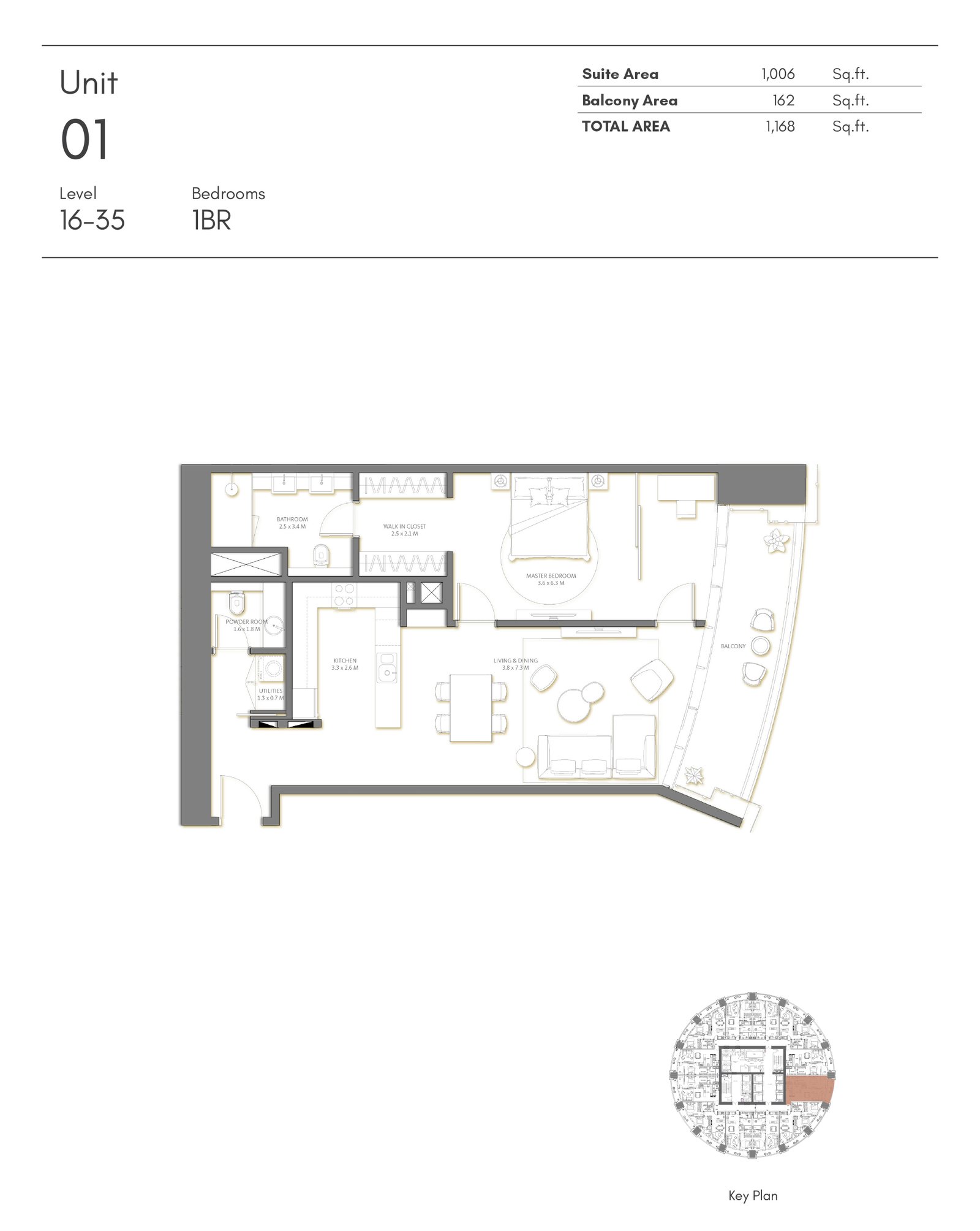 Palm Beach Towers 3 Floor Plan