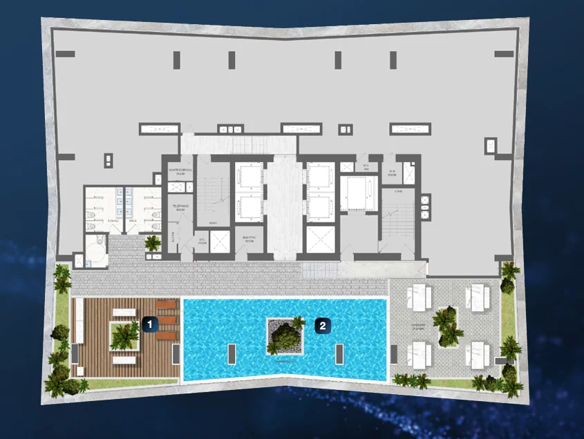 SKY LEVEL 1 Floor Plan