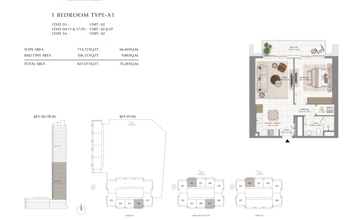 Valia at Dubai Creek Harbour Floor Plan