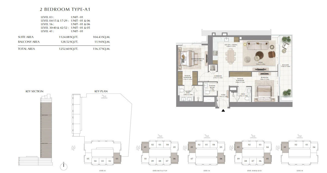 Valia at Dubai Creek Harbour Floor Plan