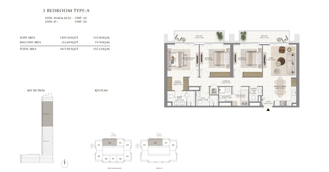 Valia at Dubai Creek Harbour Floor Plan